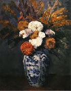 Paul Cezanne Dahlias oil